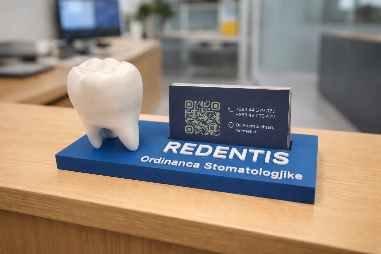 Mbajtëse Vizitkartash e Personalizuar 3D për Biznese