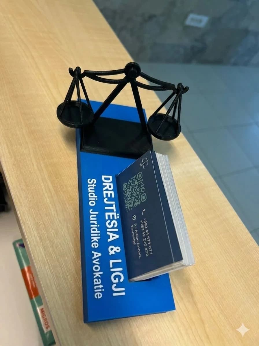 Mbajtëse Vizitkartash e Personalizuar 3D për Biznese