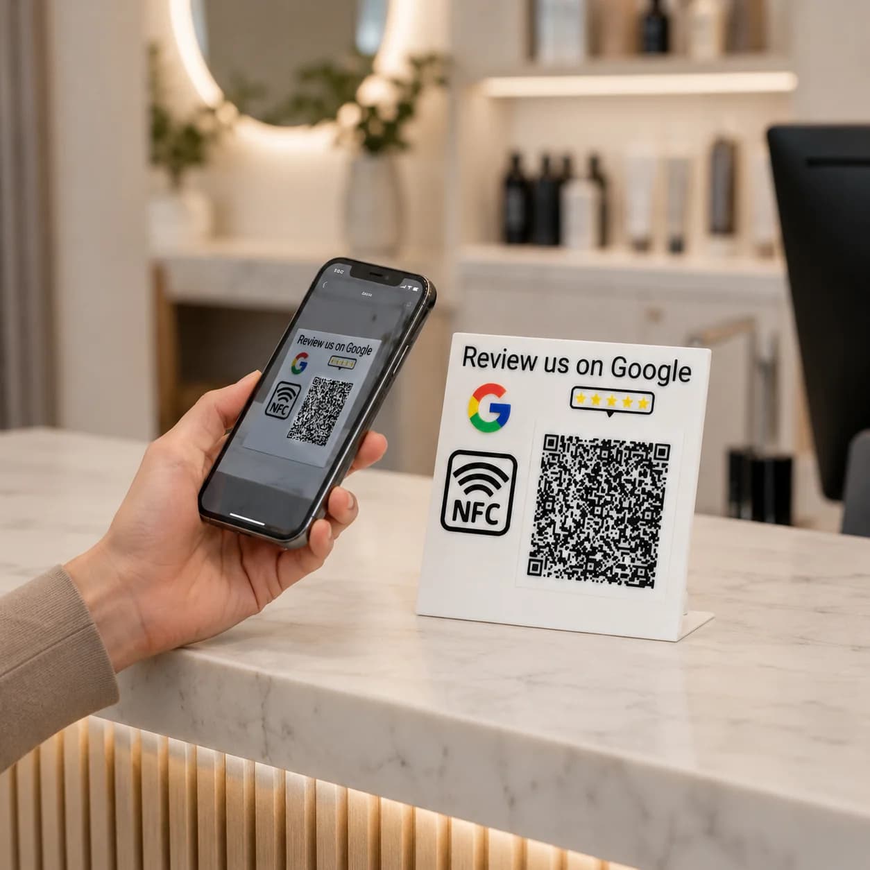 Review Stand me QR & NFC